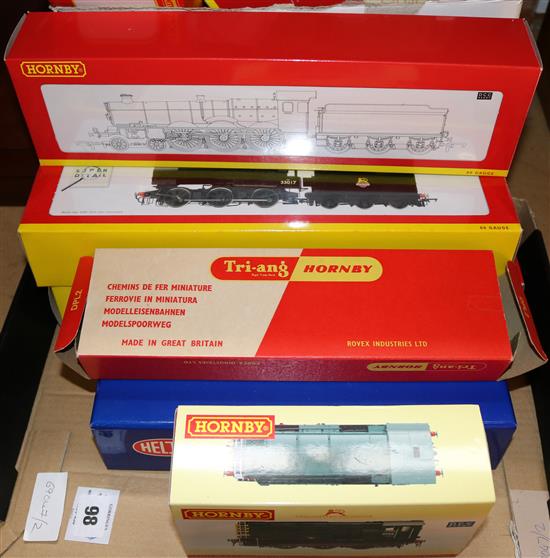 13 assorted Hornby model trains boxed and a Heljan Ribble cement boxed(-)